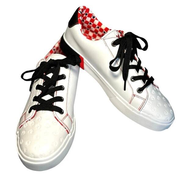 NWT Ground Up Women’s Minnie Mouse Lace Up Sneakers White Size 9 - Picture 7 of 9
